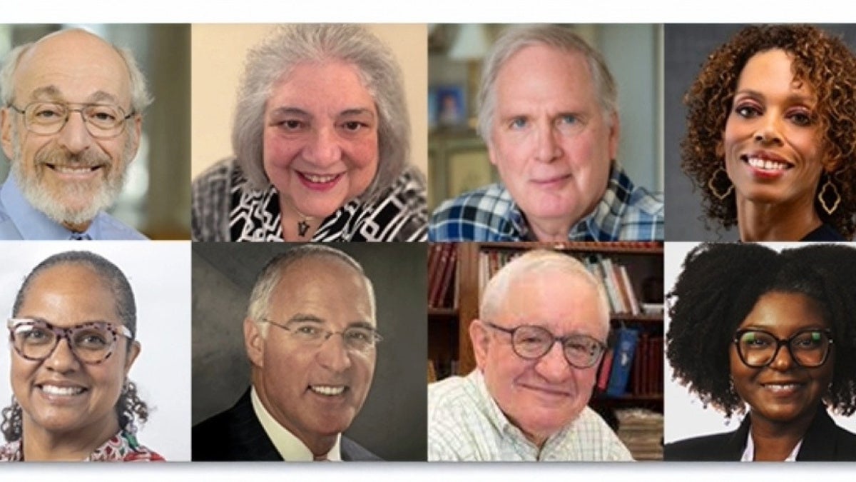 headshots of the alumni award winners