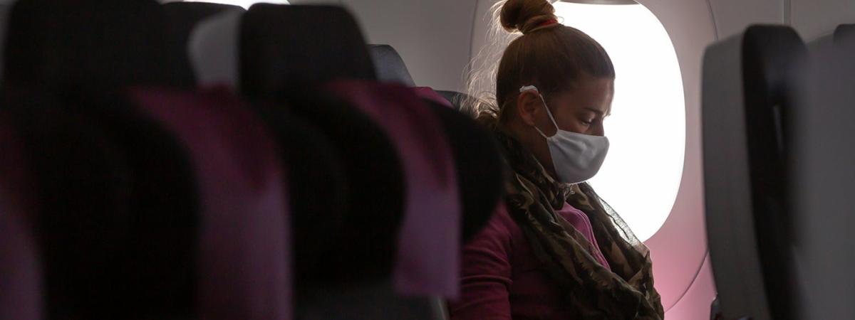 WomanonPlane