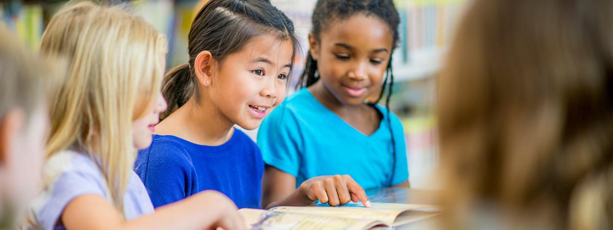 Children reading