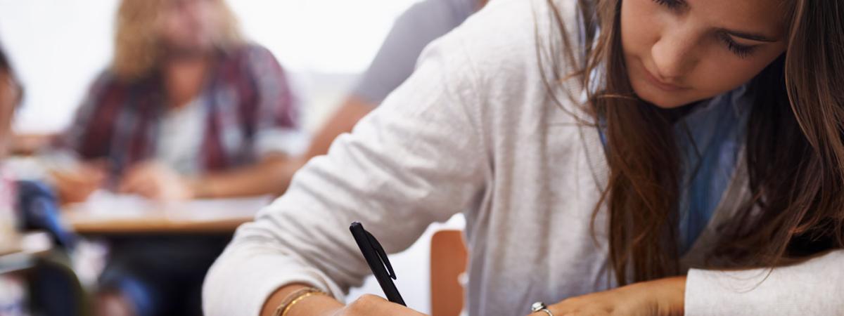 female-student-studying