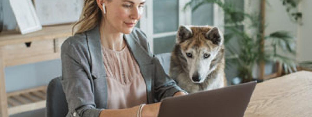 woman-with-dog