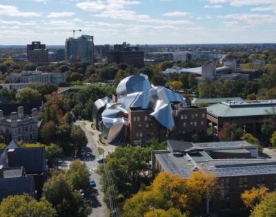 aerial of CWRU