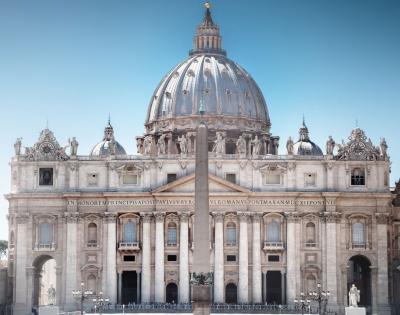 Photo of the Saint Peter’s Basilica in the Vatican