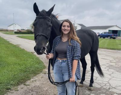 Maggie Kaniecki with horse