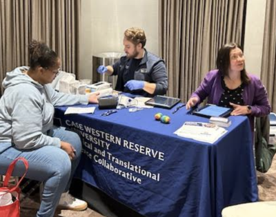 CTSC health screenings at a community event