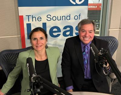 Michael Scharf and guest speaker for Talking Foreign Policy radio show.