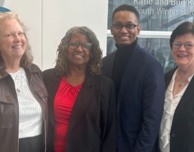 Chris Winkelman, Betty Napoleon, Dean Ronald Hickman and Mary Quinn Griffin