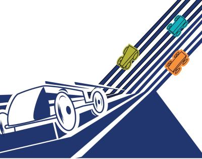 Illustration of cars for Think[box] Derby