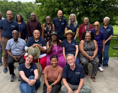 Members of the CWRU Neighborhood Advisory Council, one of the many sponsors involved with the inaugural OneCWRU Community Day.