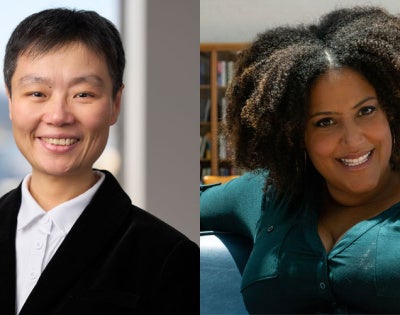 Photo compilation of images of Yawei Li and Noël Voltz