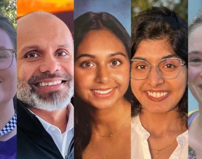 Morgan Loveday, Hrishue Mahalaha, Maansi Mahalaha, Sruthi Shanker Pydimarry and Meg Herrel