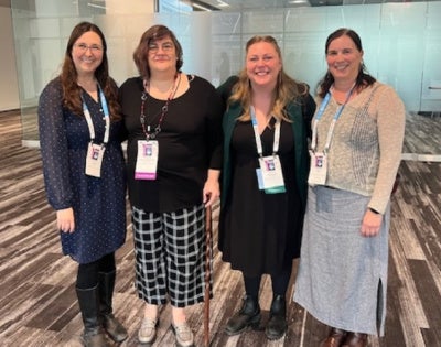 Staff participants of the NCTE Conference on Communication & Composition in Cleveland