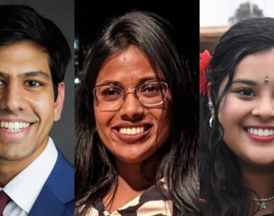Krish Shah, Samyuktha Jaikrishnan and Srila Munukutla