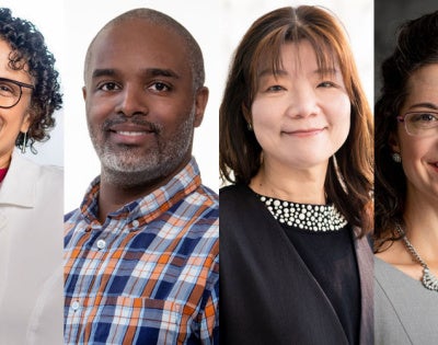 Photo compilation of images of Radhika P. Atit, Brian Taylor, Chao-Pin Hsiao and Jessica Taylor 
