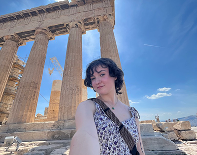Photo of Vida Barzdukas in Greece