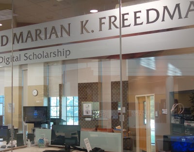 The Freedman Center for Digital Scholarship at Kelvin Smith Library.