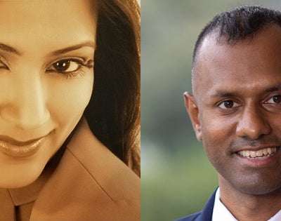 Headshots of Shah and Thangaraj