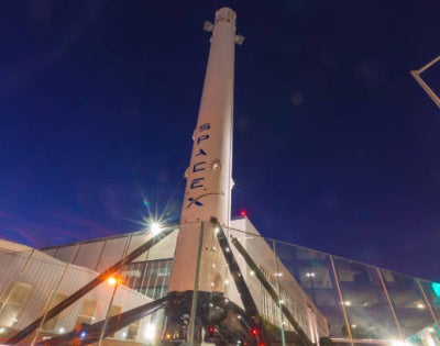 Image of a space X rocket