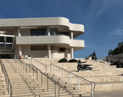 View of the Getty Research Institute