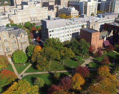 CWRU-campus-fall-aerial