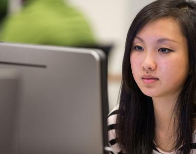 female-student-at-computer