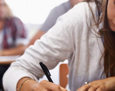 female-student-studying