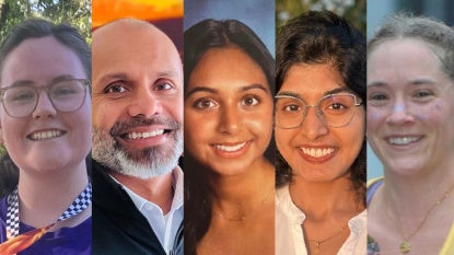 Morgan Loveday, Hrishue Mahalaha, Maansi Mahalaha, Sruthi Shanker Pydimarry and Meg Herrel
