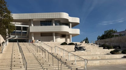View of the Getty Research Institute