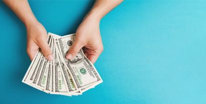 Person Holding Money