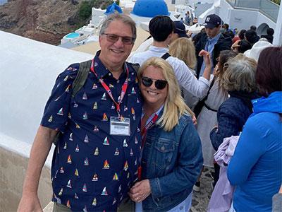Photo of Randall and Sharon Gurak on vacation