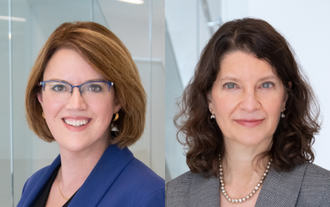 Headshots of Cassandra Burke Robertson and Sharona Hoffman
