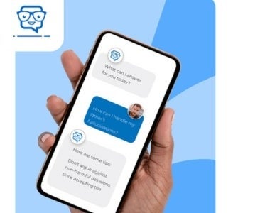 A digital rendering of Keiko, the AI-digital assistant.