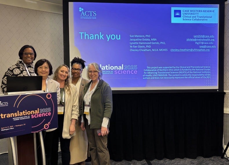 Chesley Cheatham, Ye Fan Glavin, Jacqueline Dolata, Lynette Hammond Gerido, & Sue Marasco