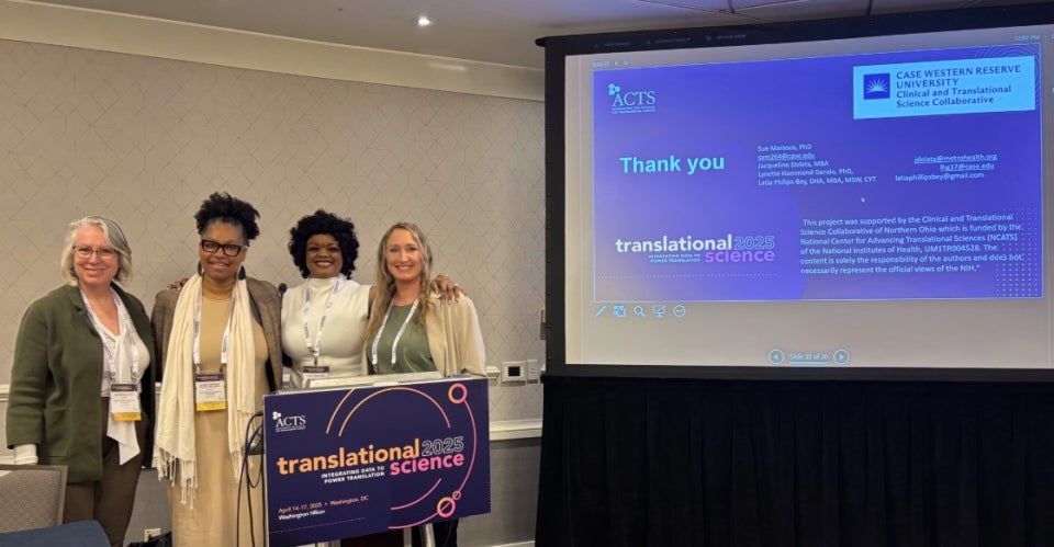 Sue Marasco, Lynette Hammond Gerido, Latia Phillips-Bey, & Jacqueline Dolata