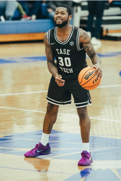 Ethan Edwards during a basketball game