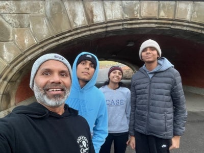 Hrishue, Maansi, Shreyas and Kavi Mahalaha