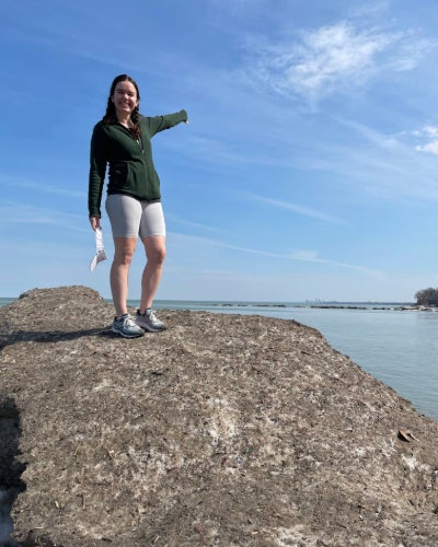 Kate Letai hiking