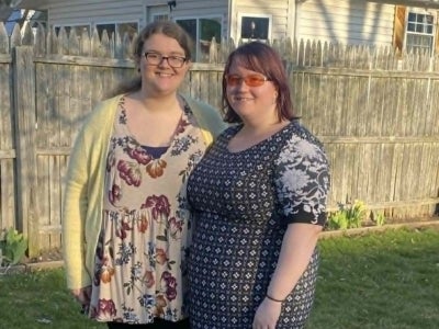 Alyssa Morgan and her wife Katie