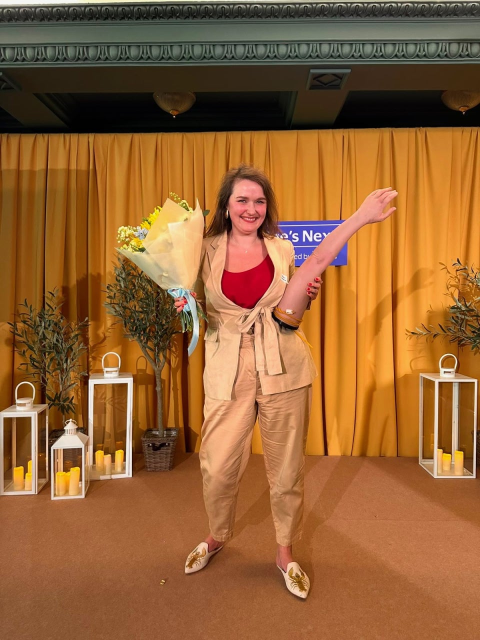 Helen after winning award