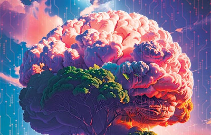 Colorful illustration of tree