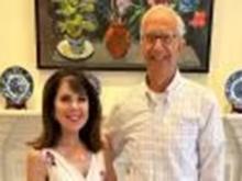 Michael and Betsy Cherasky pictured at home