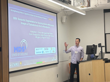 A presenter at. the MDS^3 bi-annual meeting