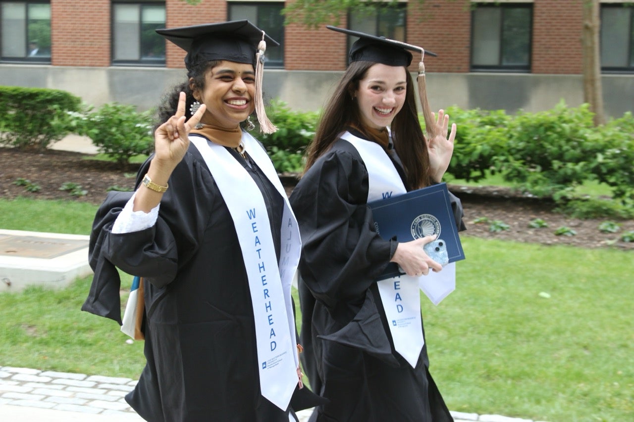 Students at Weatherhead Graduation