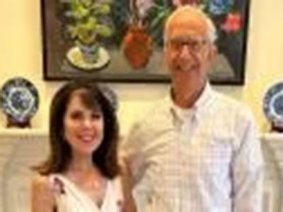 Michael and Betsy Cherasky pictured at home