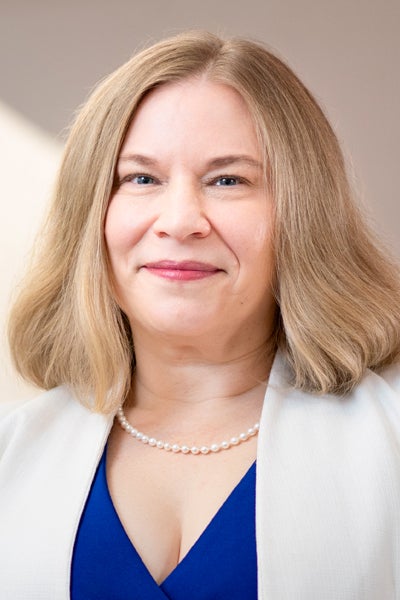 A headshot of Jen Halliday