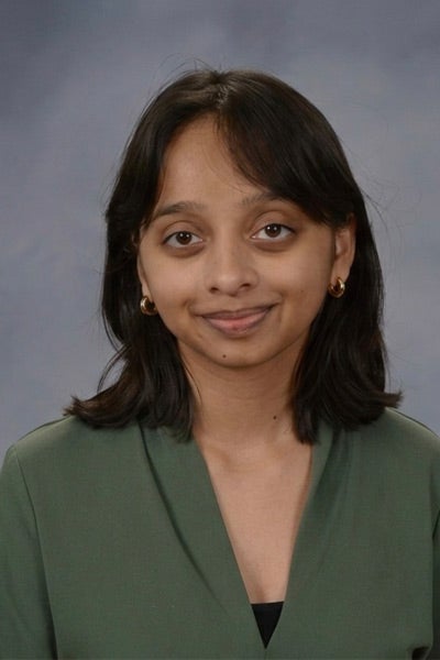 A headshot of Sara Santosh Desai.