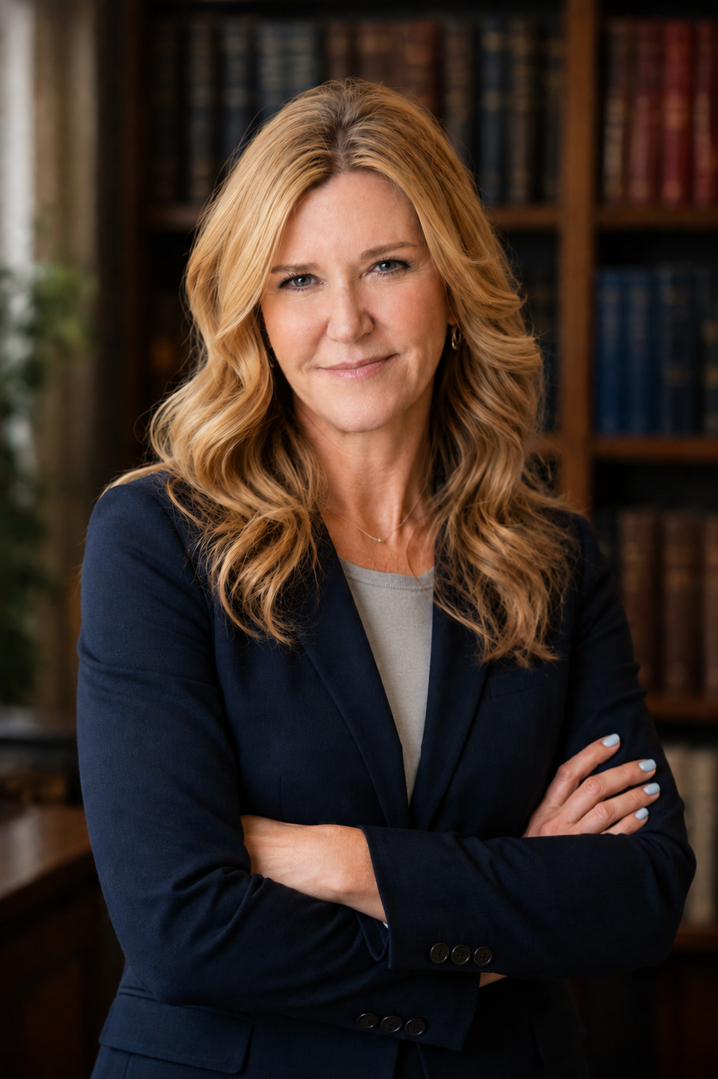 Photo of Eileen Anderson, arms crossed