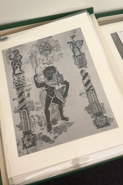 Folio from manuscript at Getty Research Institute