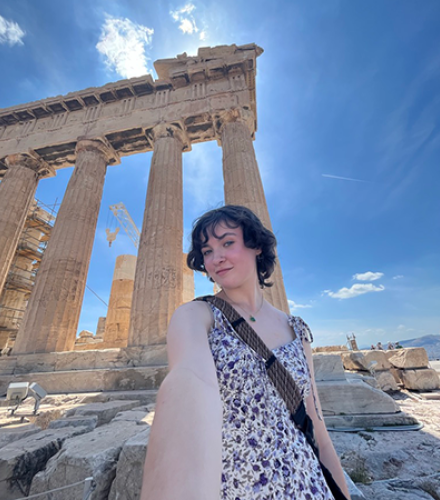 Photo of Vida Barzdukas in Greece