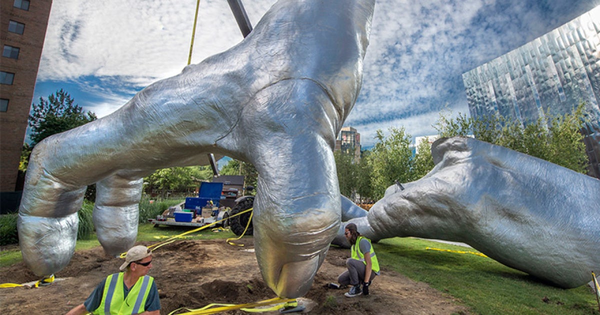 Judy's Hand Pavilion arrives at Toby's Plaza as part of citywide
